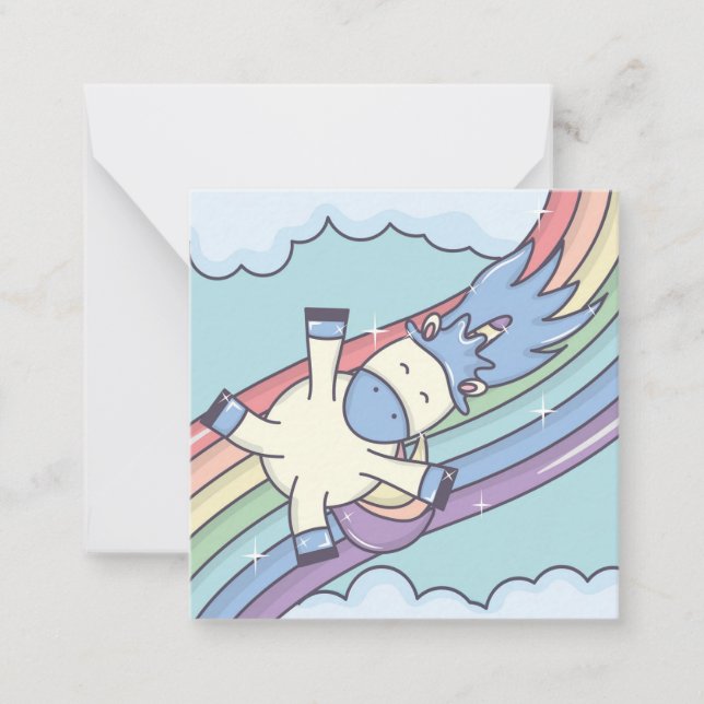 Carte De Correspondance Licorne (Devant)