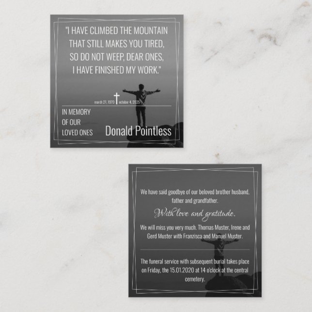 Carte De Correspondance Lifeworks 002 (Devant / Derrière)