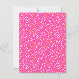 Carte De Correspondance Lignes Motif 1