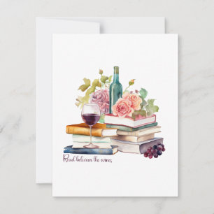 Carte De Correspondance Lire entre les vins