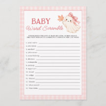Little Boo Halloween Baby Word Scramble