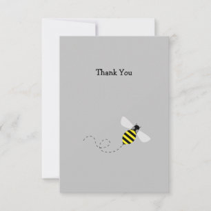 Carte De Correspondance Little Bumble Bee Thank You Note Card