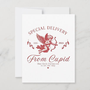 Carte De Correspondance Livraison spéciale de Cupidon Valentine Maman ence