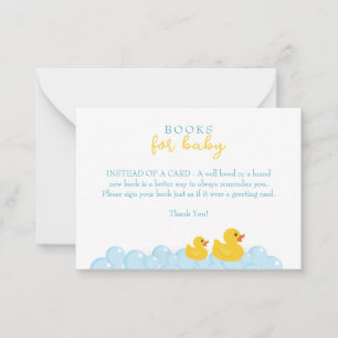 Carte De Correspondance Livres en caoutchouc pour bébé   Sho Ducky Jaune