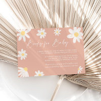 Livres pour Baby Card Blush Daisy Pink