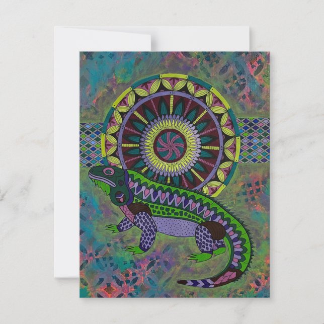 Carte De Correspondance Lizard (Devant)