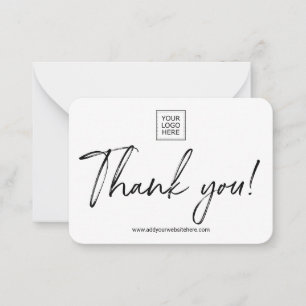 Carte De Correspondance Logo de société personnalisé moderne simple coupon