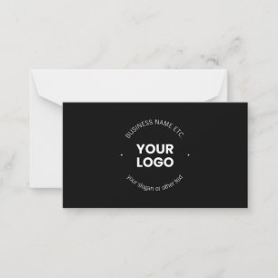 Carte De Correspondance Logo de votre entreprise et texte modifiable   Noi