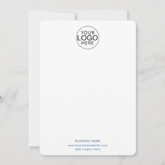 Carte De Correspondance Logo d'entreprise élégant et site Web personnalisé