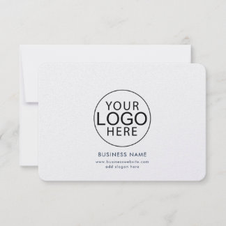 Carte De Correspondance Logo d'entreprise et site Web personnalisé