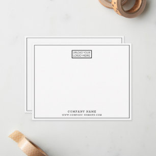 Carte De Correspondance Logo d'entreprise horizontal personnalisé Nom de l