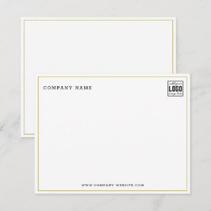 Carte De Correspondance Logo d'entreprise minimaliste Nom de l'entreprise
