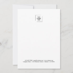Carte De Correspondance Logo d'entreprise Moderne Minimaliste Simple et