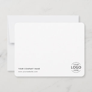 Carte De Correspondance Logo d'entreprise simple professionnel 