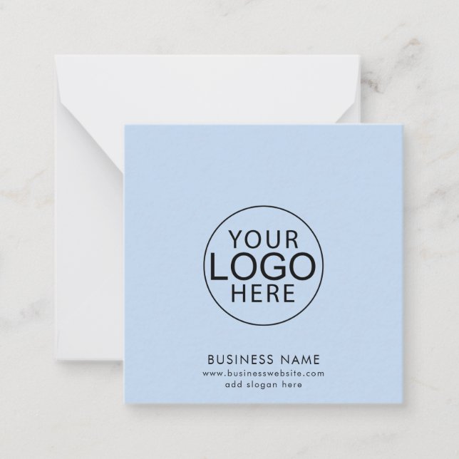 Carte De Correspondance Logo et site Web d'entreprise simples (Devant)