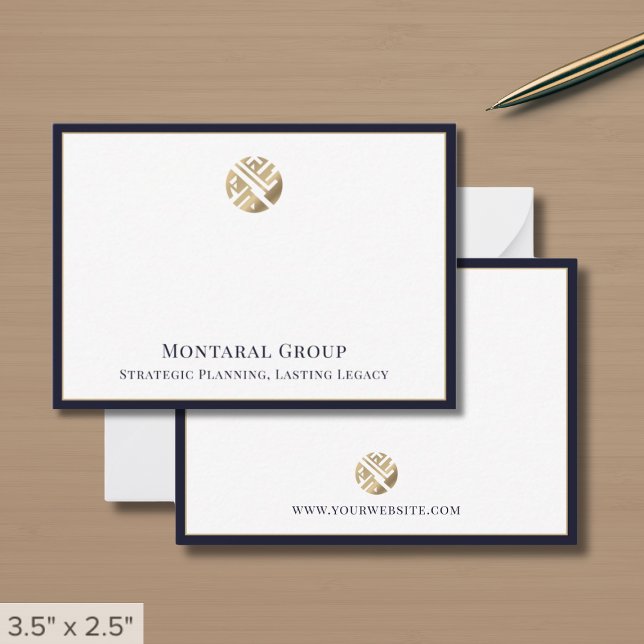 Carte De Correspondance Logo Gold professionnel élégant (Créateur téléchargé)