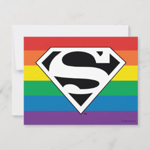 Carte De Correspondance Logo Rainbow Superman