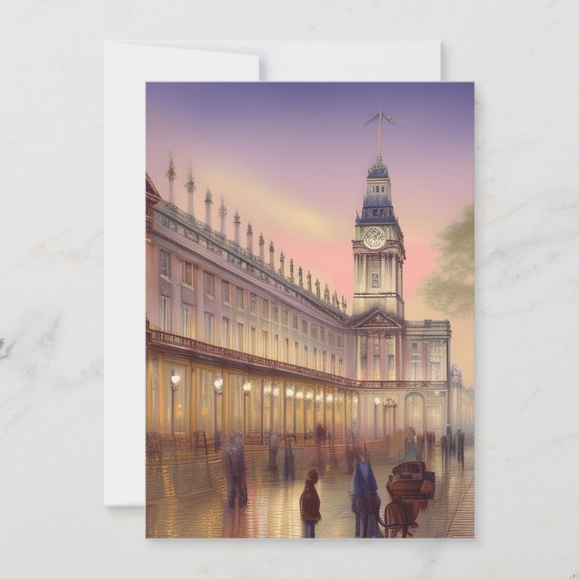 Carte De Correspondance Londres est la capitale de l'Angleterre et l'Unité (Devant)