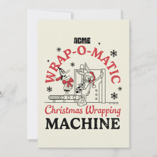 Carte De Correspondance LOONEY TUNES™ | Machine à emballer ACME Wrap-O-Mat