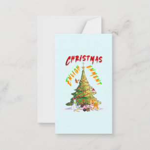 Carte De Correspondance Lumière de Noël