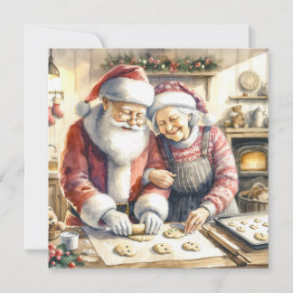 Carte De Correspondance M. et Mme Clause Jolie Noël