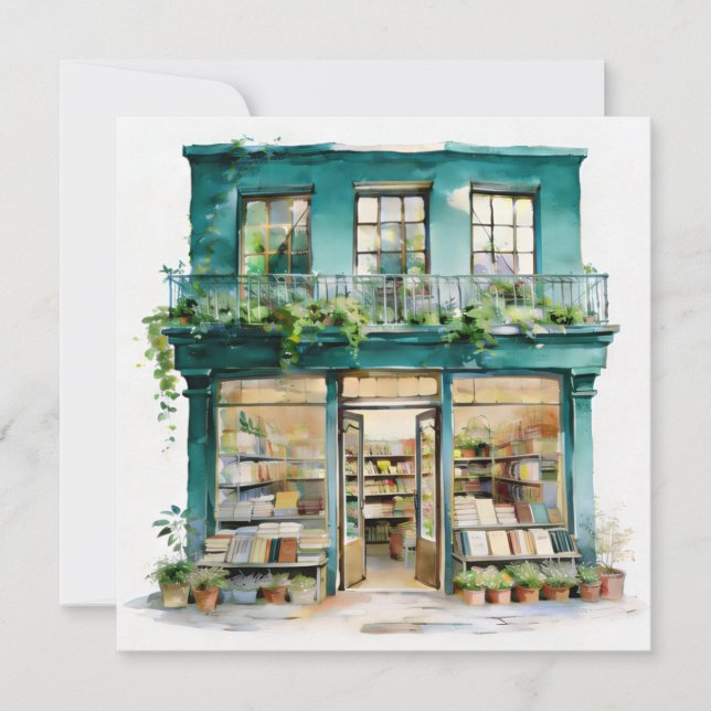 Carte De Correspondance Ma Librairie  (Devant)