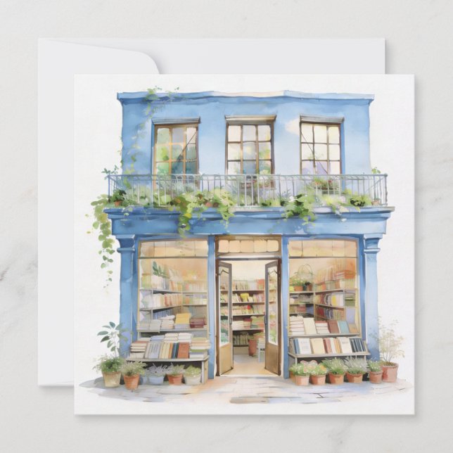 Carte De Correspondance Ma librairie  (Devant)