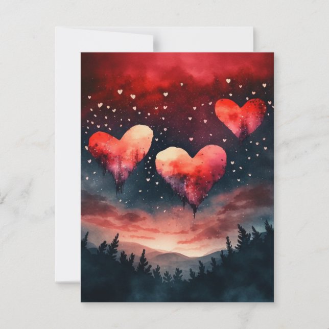 Carte De Correspondance Magnifique IA Valentine (Devant)