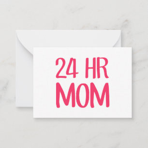 Carte De Correspondance Maman 24 h