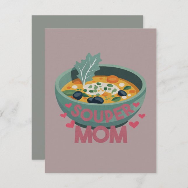 Carte De Correspondance Maman de la soupe (Devant / Derrière)