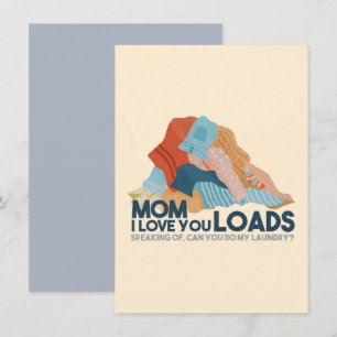 Carte De Correspondance Maman, je t'aime beaucoup