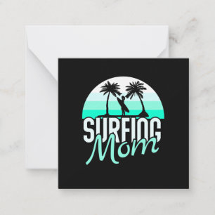 Carte De Correspondance Maman surfeuse