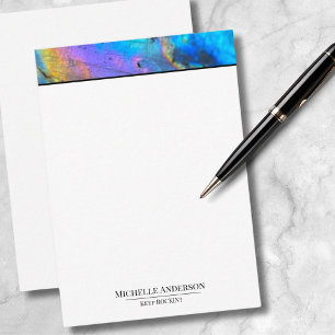 Carte De Correspondance Marbre de couleur tendance Personnalisé