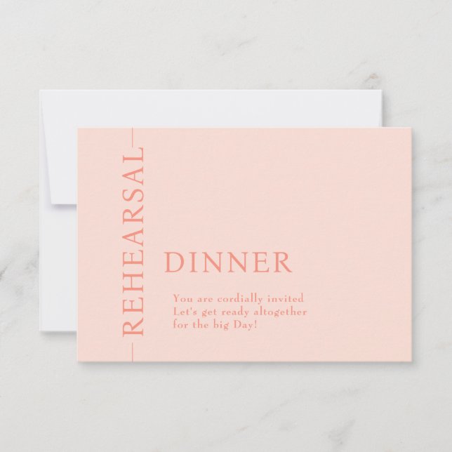 CARTE DE CORRESPONDANCE MARIAGE REHEARSAL (Devant)