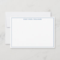 Marine Bleu Simple Professionnel Forme Légère Bord