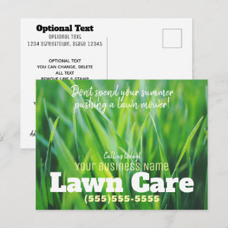Carte de correspondance marketing pour l'aménageme