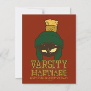 Carte De Correspondance MARVIN MARTIAN™ Varsity Collegiate Graphic