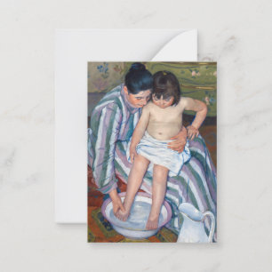 Carte De Correspondance Mary Cassatt - Le bain de l'enfant / Le bain
