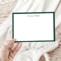 Masculine simple cadre, vert forêt