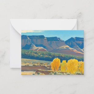 Carte De Correspondance Matin pacifique par Maynard Dixon