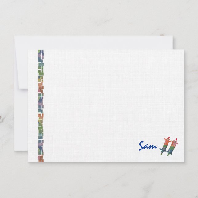 Carte De Correspondance Max Torah Merci A6 (Devant)