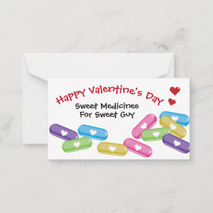 Carte De Correspondance Médicaments sucrés pour bonbons