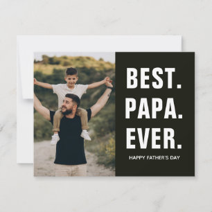 Carte De Correspondance Meilleur. Papa. De tous les temps. Fête des pères 