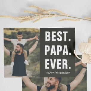 Carte De Correspondance Meilleur. Papa. De tous les temps. Fête des pères