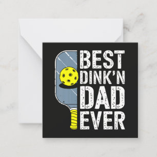Carte De Correspondance Meilleur Papa Dink'N Ever Pickleball