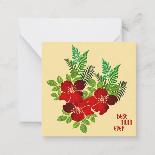 Carte De Correspondance Meilleure Maman de tous les temps (Devant)