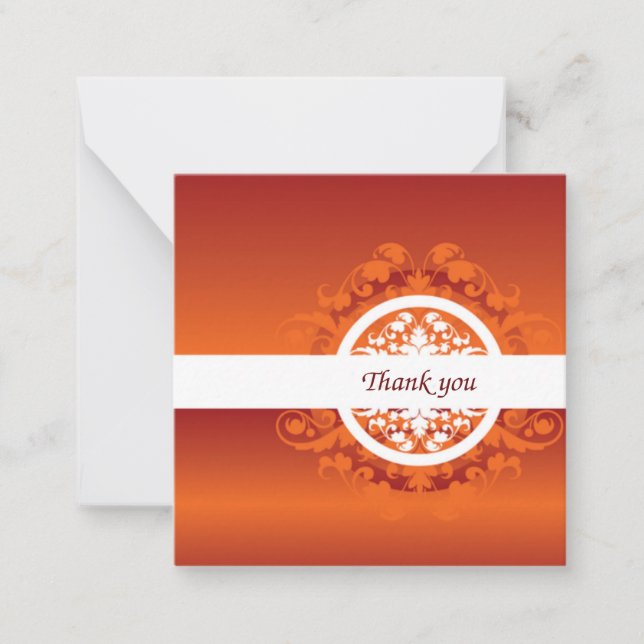 Carte De Correspondance Merci (Devant)