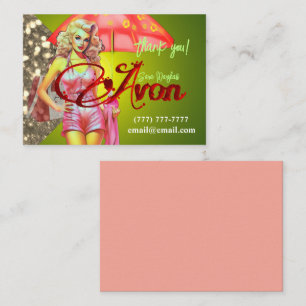 Carte De Correspondance Merci Avon