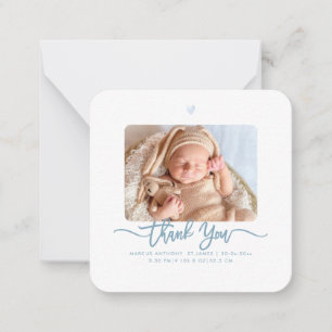 Carte De Correspondance Merci de baby shower do-it-yourself couleur - Cart