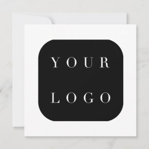 Carte De Correspondance Merci de logo de marque minimale de l'entreprise 5